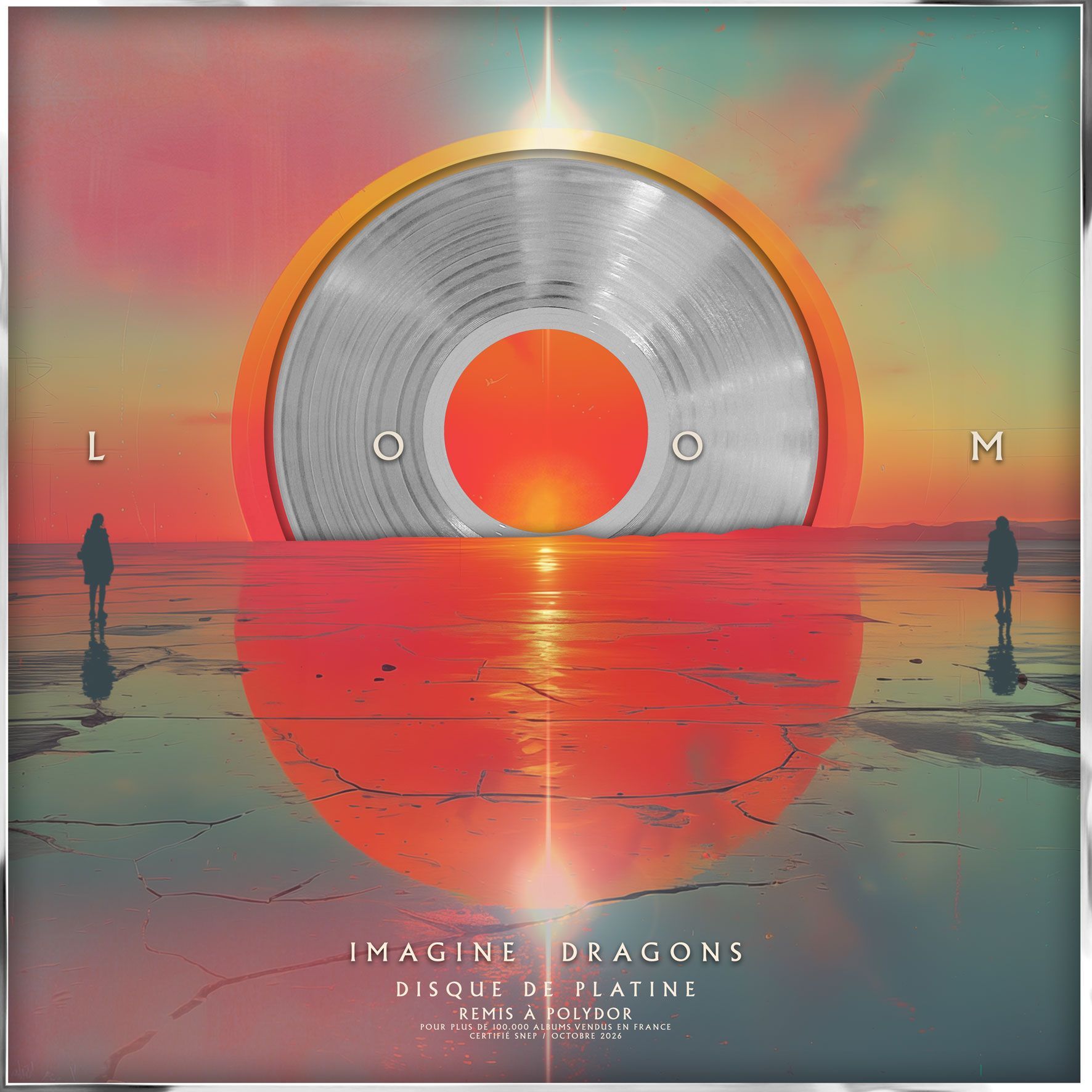 Gagne un disque de platine d’Imagine Dragons gravé à ton nom !